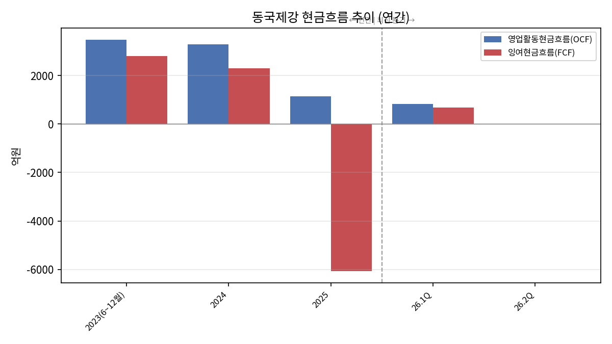 연간 현금흐름