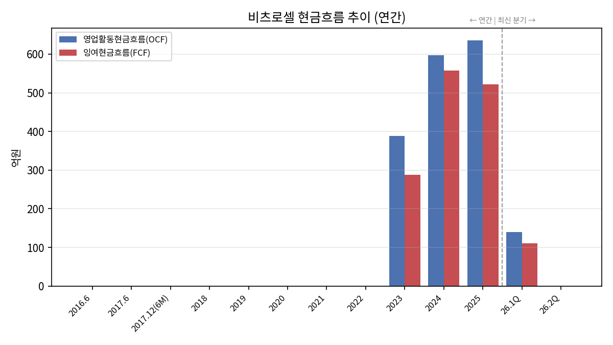 연간 현금흐름