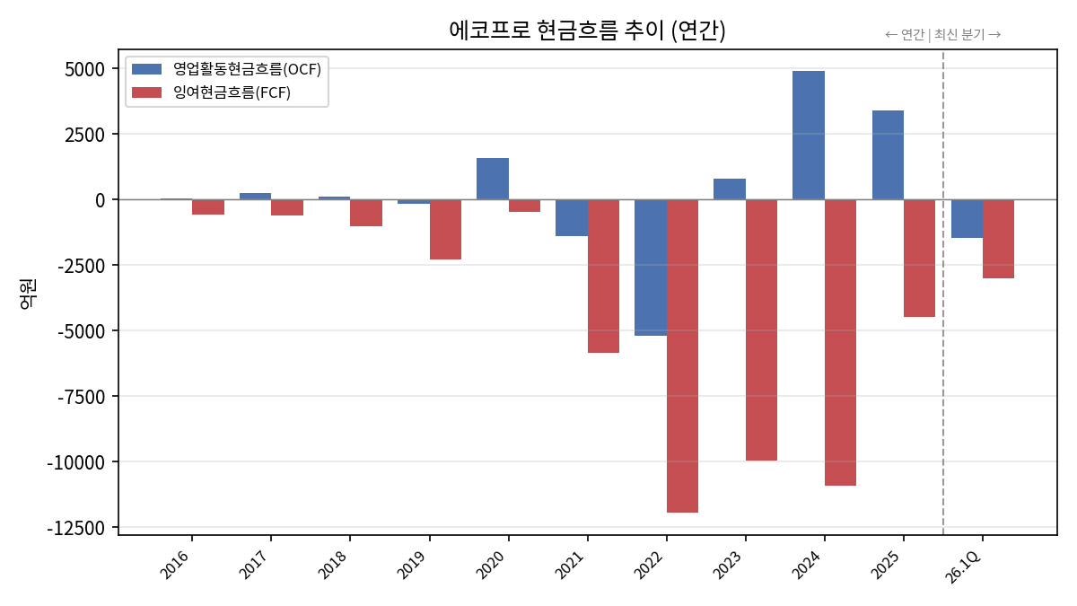 연간 현금흐름