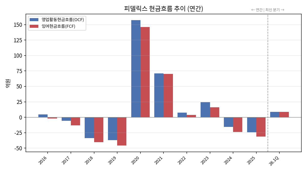 연간 현금흐름